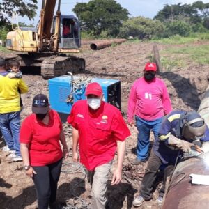 Zulia: Alcalde Leonidas González de Lagunillas inspeccionó trabajos en tubería de 36″ del sector Sinaí