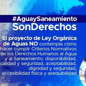 El Proyecto de Ley de Aguas