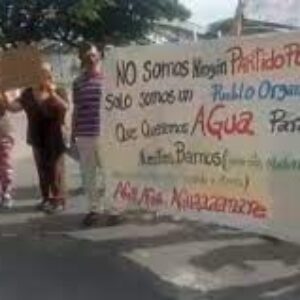 A Guanare: Durante una protesta 25 comunidades de la capital portugueseña gritaban «Queremos agua»