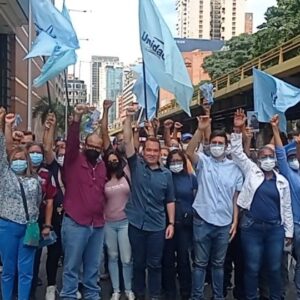 Distrito Capital: Carlos Julio Rojas respaldó a Tomás Guanipa y juntos lideraron marcha por el centro de Caracas