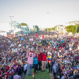 Zulia: Willy Casanova cerró su campaña electoral en la Curva de Molina de Maracaibo