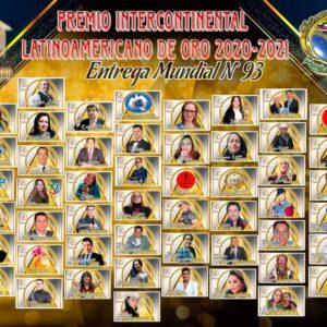 Valencia: 4to Encuentro Mundial de la Cultura Hispana y Premios Intercontinental Latinoamericano de Oro 2020-21