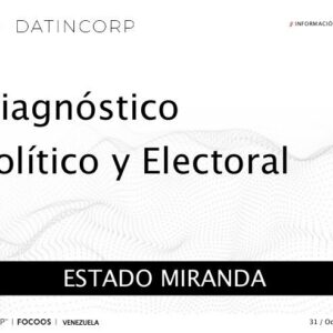 Conozca el diagnóstico político y electoral del Estado Miranda por la empresa Datincorp