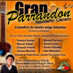 #AyudemosASebas: Violinista guanareño necesita de tu aporte económico u oración para la recuparación de su salud