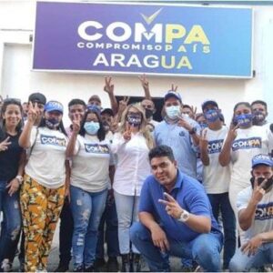COMPA en Aragua: Olga Morey junto al equipo político y líderes ofreciendo balance del pasado proceso electoral