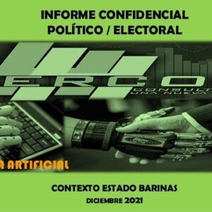 INFORME CONFIDENCIAL Empresa Hercon sobre elecciones Estado Barinas
