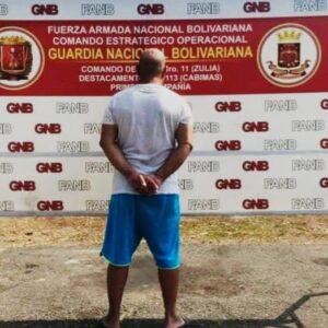 Sucesos: Capturado por comisión mixta de la GNB Zulia, antisocial dedicado a la extorsión y el secuestro en Cabimas