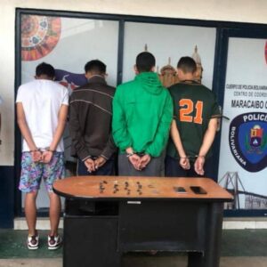 Zulia: Policía del Estado desarticuló peligroso GEDO de microtraficantes de drogas con antecedentes d eextorsión y homicidio