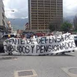 Protestan en Caracas: jubilados exigen pensiones acordes a la realidad del país