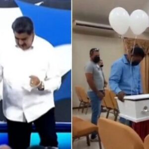 LUTO #HechoEnRevolución bonita «mesma» Vea a Nicolás bailando mientras otros venezolanos sufrian por el crimen de una nación (Vídeo)