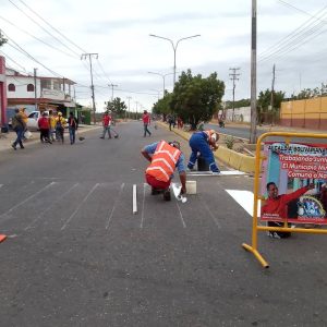 Alcaldía de Miranda inicia Plan de  demarcación de vías principales
