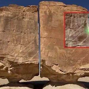 El “corte láser” de la roca Al Naslaa que ni los científicos pueden explicar