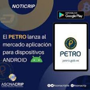 Asonacrip anunció oficialmente la aplicación Petro