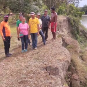 Una nueva inspección a las zonas aledañas al río Guanare realizó Protección Civil de Guanarito