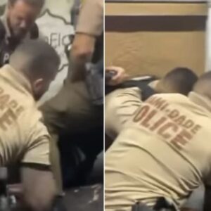 Una pelea hizo viral un video entre policías de Miami-Dade y civiles desatando gran polémica