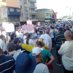 Jornada Nacional de Protesta por Pensiones Dignas y presencia de distintos sectores