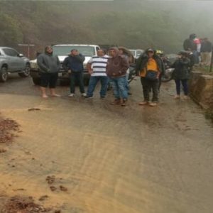 Restringen paso en la carretera Barinas -Mérida
