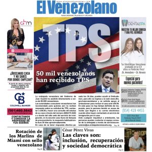 Semanario El Venezolano de Miami del 21 al 27 abril 2022: 50 mil venezolanos han recibido el TPS Léalo aquí