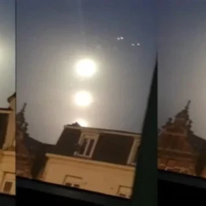 Extrañas esferas de luz tan grandes como 3 soles aparecen en los cielos de Bélgica (Video)