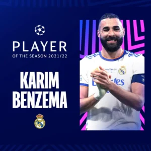 Karim Benzema elegido como el mejor jugador de la Liga de Campeones