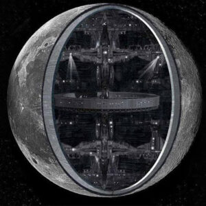 La luna es en realidad «Una estructura artificial dejada aquí por civilizaciones antiguas»