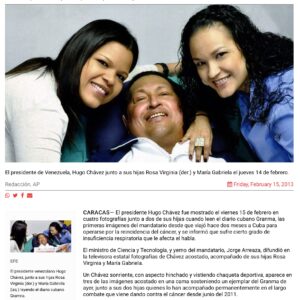 ¿Hugo Chávez murió o lo mataron? Por el Dr. Jorge Hau