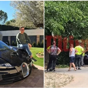 El Bugatti de Cristiano Ronaldo sufre un importante accidente en Mallorca
