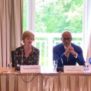 Rumbo al diálogo: Jorge Rodríguez y Gerardo Blyde participaron este miércoles en el Foro de Oslo #22Jun