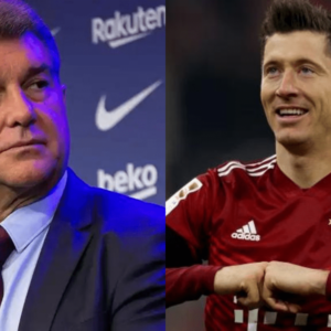 La gran promesa de Laporta a Lewandowski