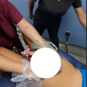 Vea la Venezuela que mejora: Denuncian que en Villa de Cura un parto fue atendido con bolsas plásticas por falta de insumos