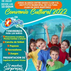 Convenio Cultural 2022 Oasis Club y el Instituto municipal de Cultura
