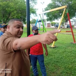 Alcalde Danilo Añez mantiene meta de mejorar servicios y embellecer calles del municipio Jesús Enrique Lossada.