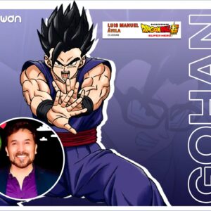 OFICIAL: Luis Manuel Avila (#LaFamiliaPLuche) es el elegido para ser la nueva voz de #Gohan en #DragonBallSuper: Superhero.