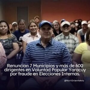 Por fraude en elecciones internas: Más 600 dirigentes renuncian a Voluntad Popular
