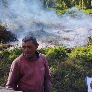 Sociólogo Arciniega denuncia incendio de tierras en la Reserva de Medio Silvestre El Hierro