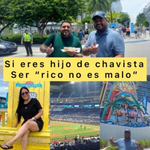 «Ser rico es malo» sí y solo sí no eres hijo de un chavista-madurista ex diputada y ex alcaldesa