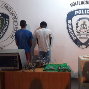 MUNICIPIO LAGUNILLAS | PoliLagunillas detiene a dos de “robacasas” en el barrio El Porvenir