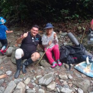 Señora de 90 años, cruzó la Selva del Darién.