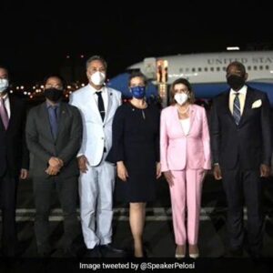 Estados Unidos reta a la China: Nancy Pelosi aterrizó en Taiwan