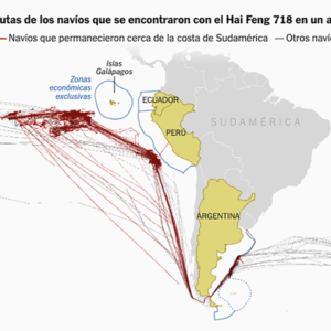 Inquietante presencia de Buques chinos en Sudamérica