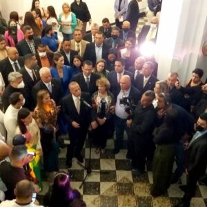 Manuel Rosales encendió la navidad e inauguró primera fase de la modernización del Palacio de Gobierno del Zulia