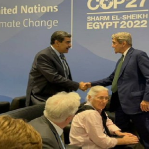 Nicolás sigue haciendo relaciones públicas en el COP27 en Egipto: Esta vez le toco a John Kerry
