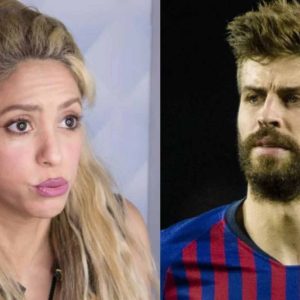 Shakira le hace un gesto con el dedo a Gerard Piqué (+Video)