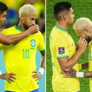 Es polémica: Imágenes de Casemiro aplicando una sustancia a Neymar en la nariz Vea Vídeo