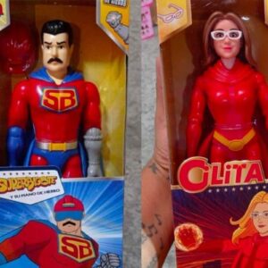 #HechoEnRevolucion chavista madurista “misma”: Entre el rídiculo y el rechazo aparecieron los muñecos SUPERBIGOTE y SUPERCILITA