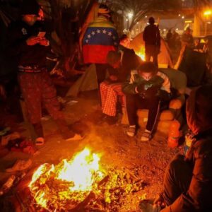 Más de 5,000 migrantes protestan en la frontera sur de México para exigir asilo
