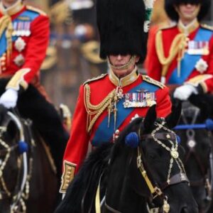 #CarlosIII pasa revista a caballo en su primer desfile de aniversario