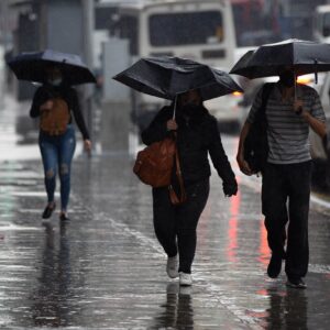 #Inameh declara alerta climática en 12 estados del país debido a fuertes precipitaciones