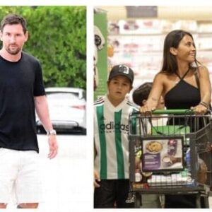 BUEN EJEMPLO: Lionel Messi, como uno más en un supermercado en Miami