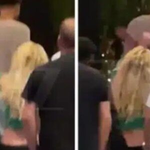 Publican el video del momento en que escolta de «Wemby» golpea a Britney Spears